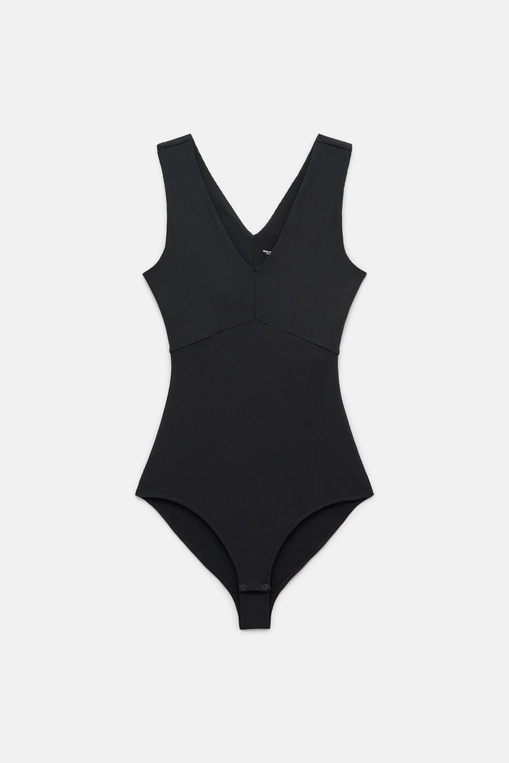 Black Amelia V-Neck Bodysuit - Image 11
