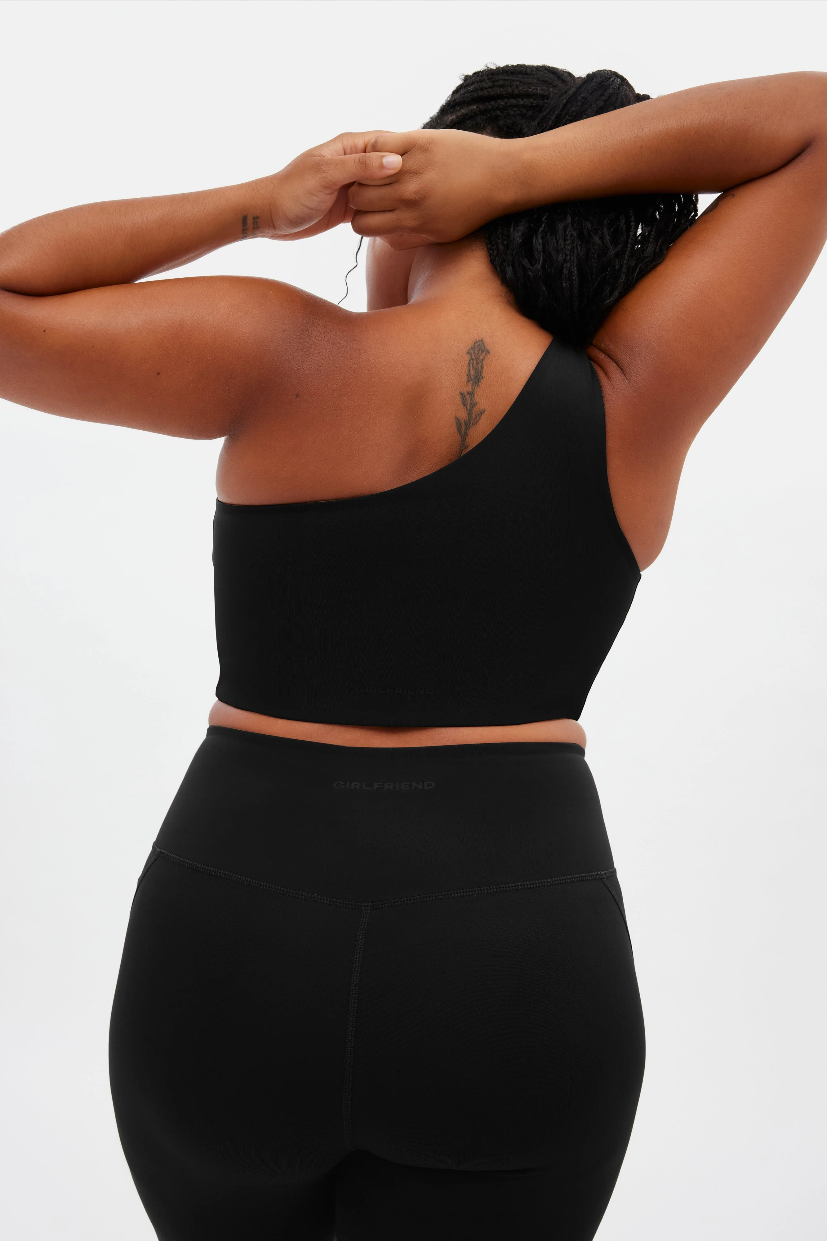 Black Bianca One Shoulder Bra - Image 2