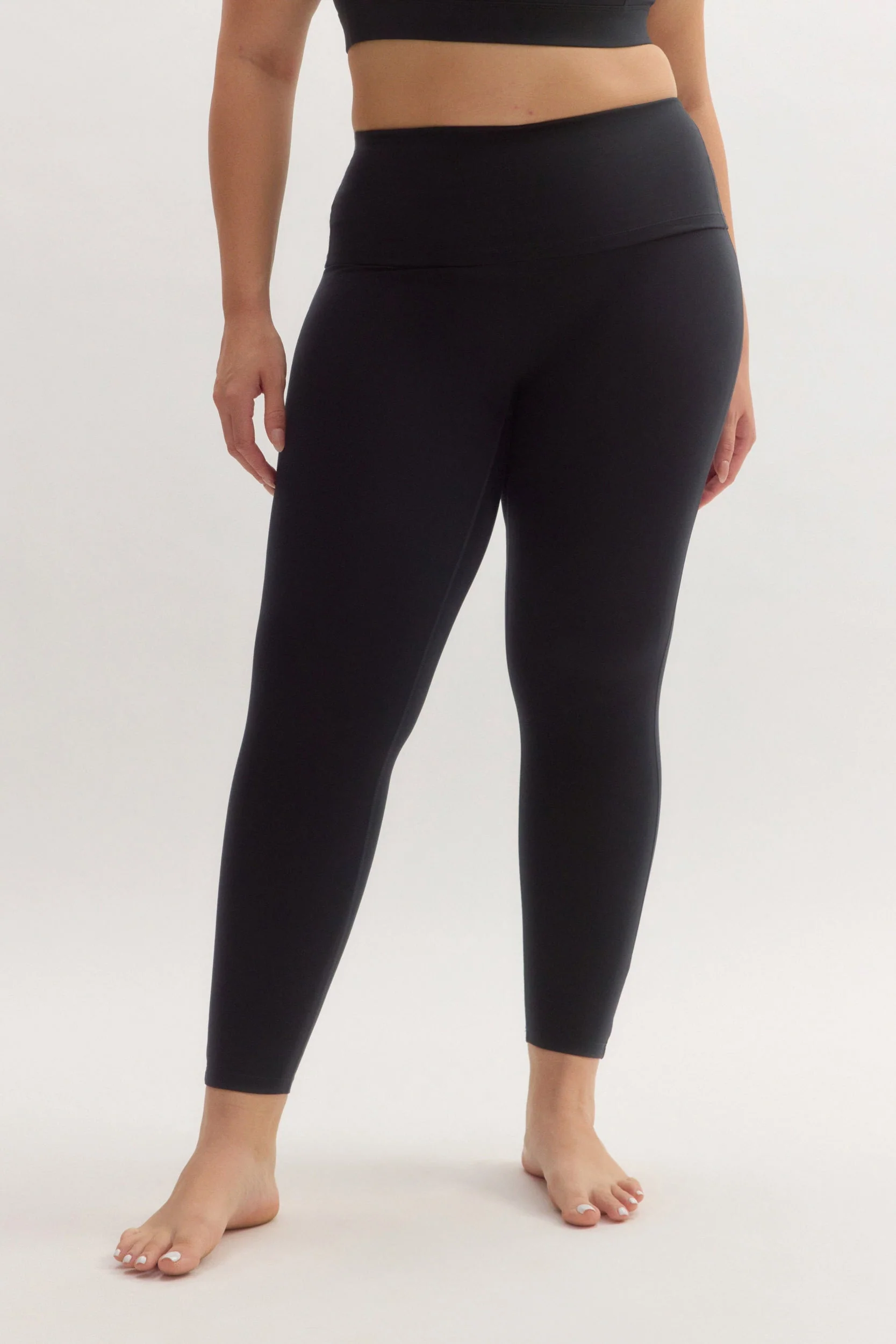 Black Foldover Legging - Image 5