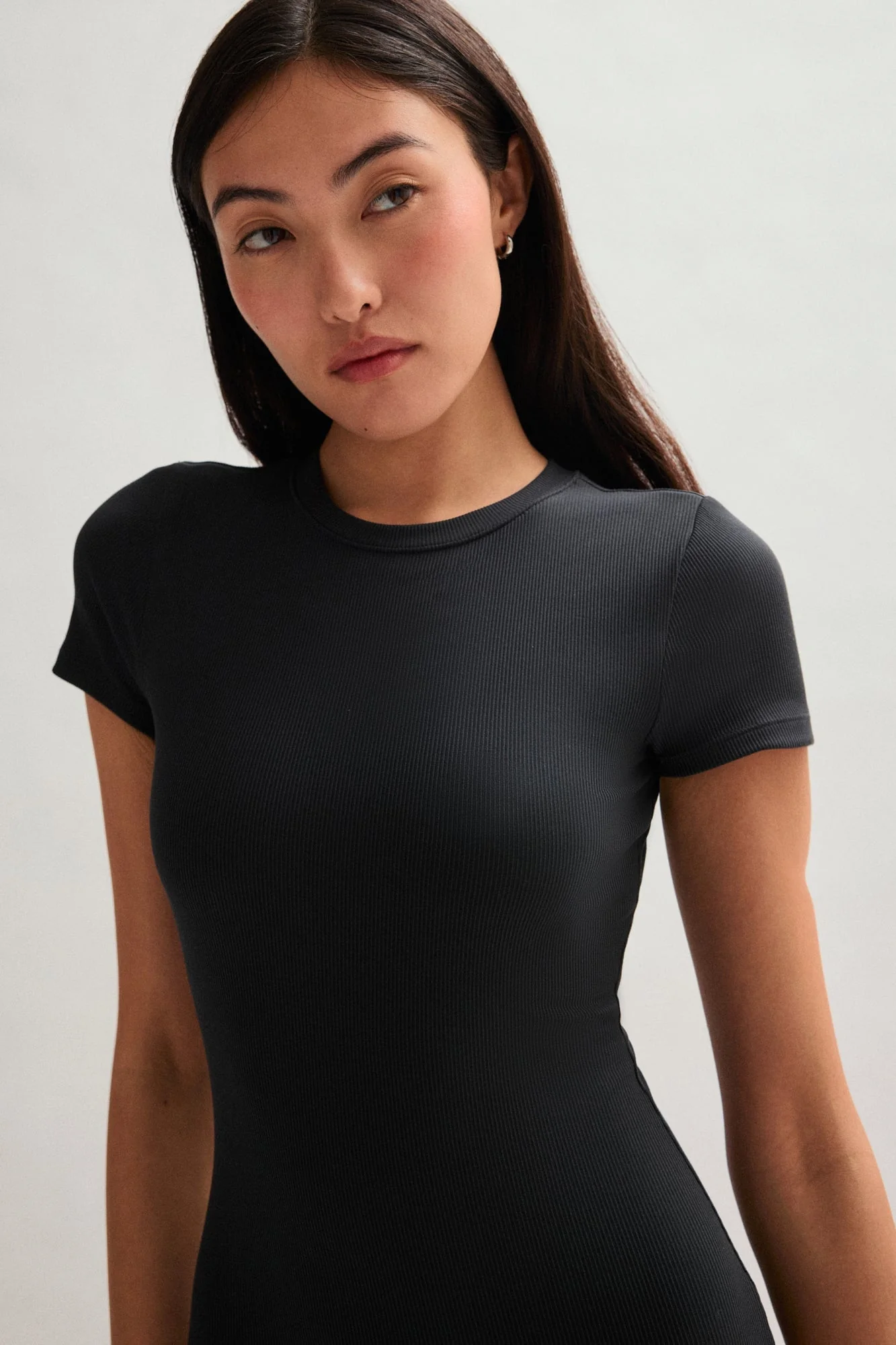 Black Katie Crew Bodysuit - Image 3