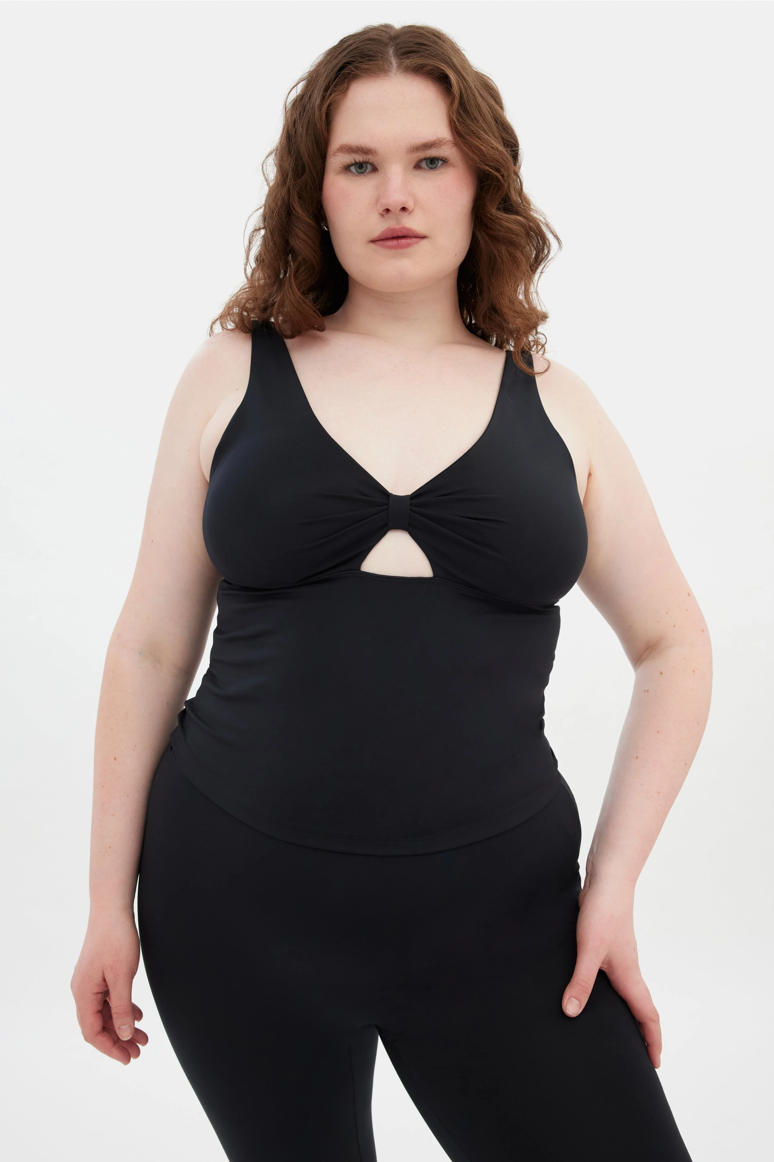 Black Meredith Bow Tank - Image 6