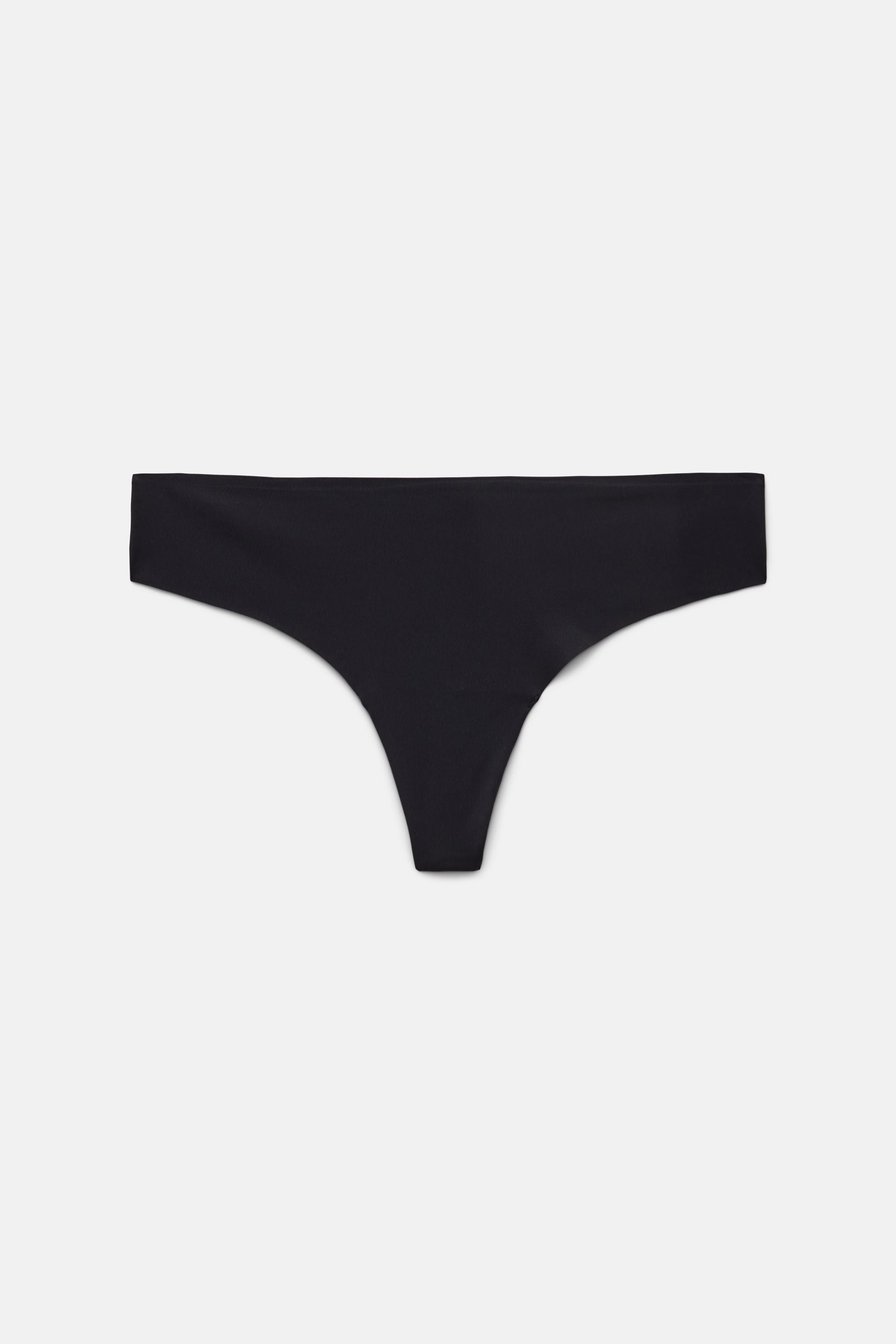 Black Sport Thong