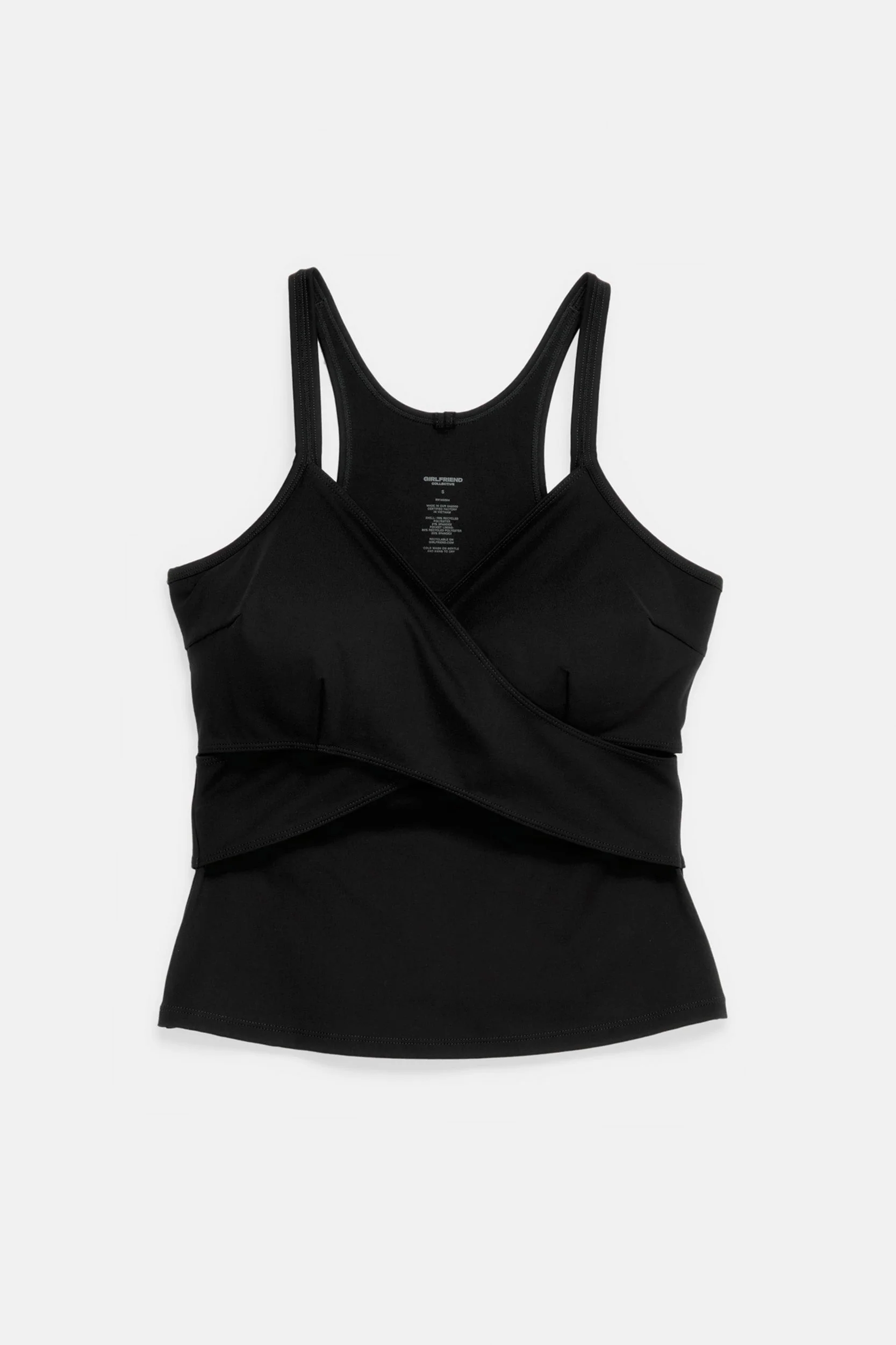 Black Tabitha Wrap Tank - Image 6