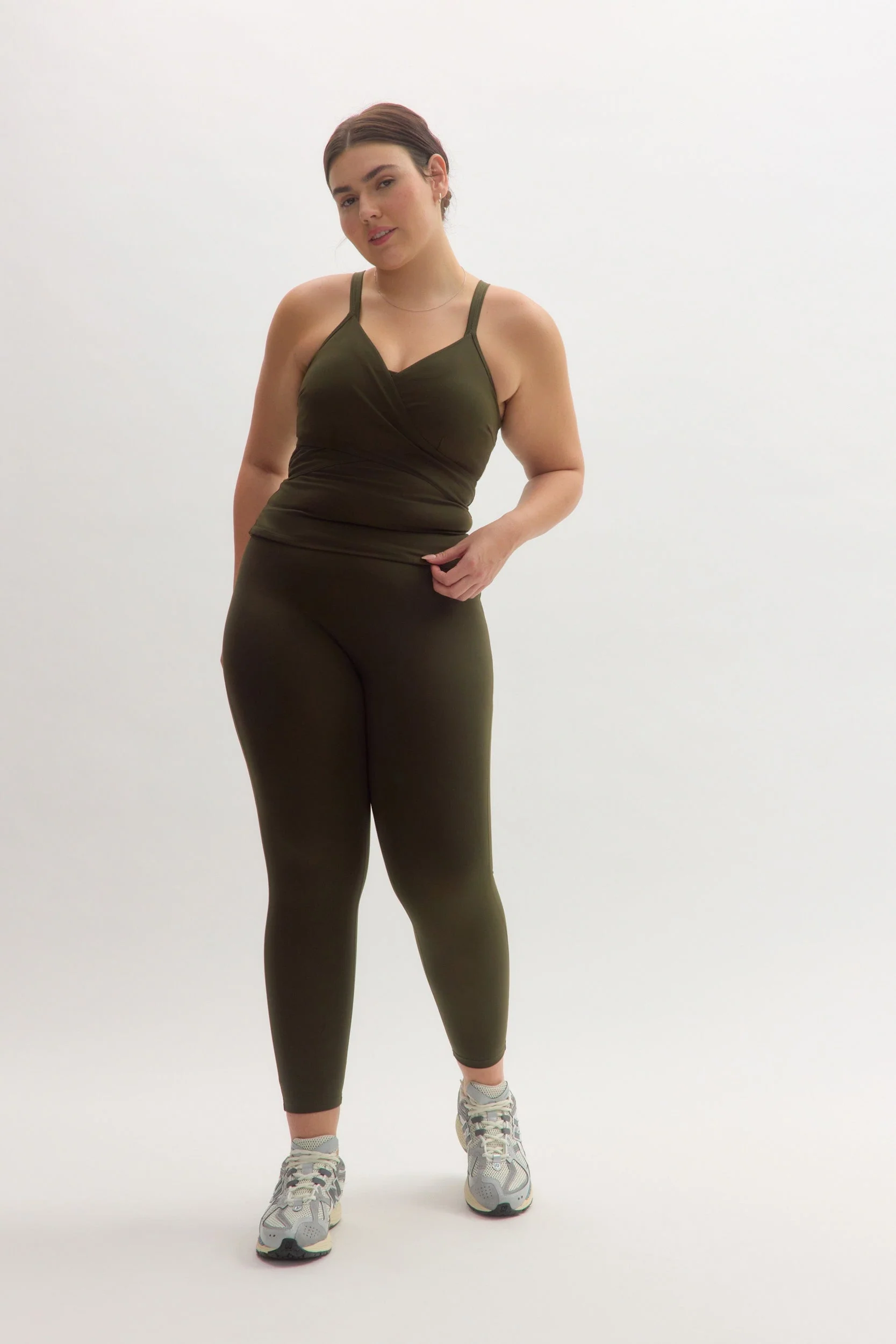 Eucalyptus Tabitha Wrap Tank - Image 5