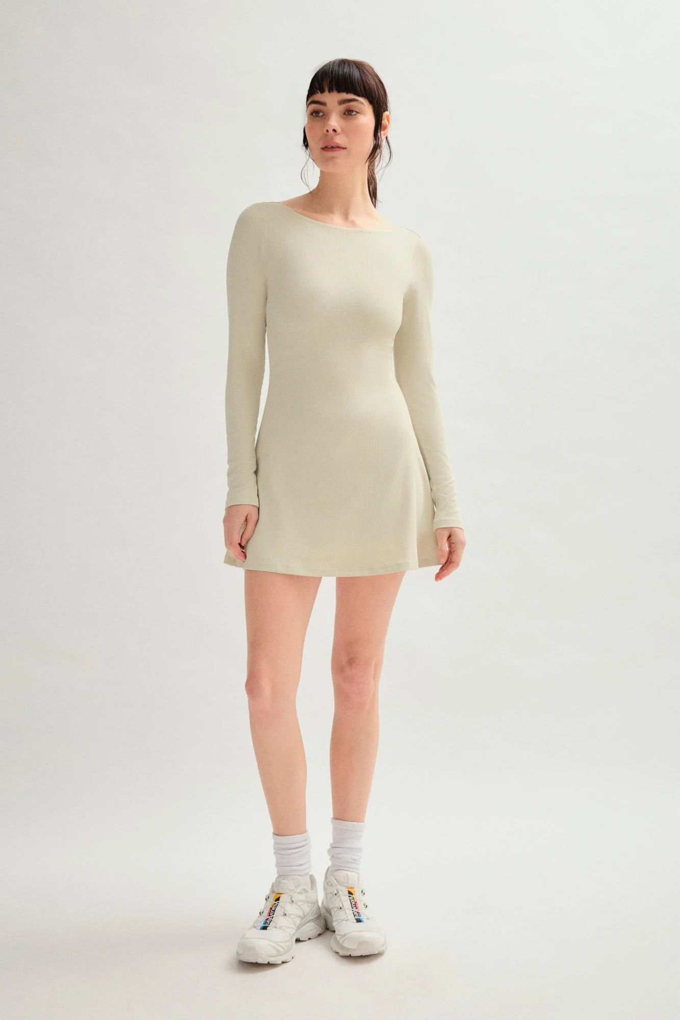 Marble Ava Long Sleeve Mini Dress